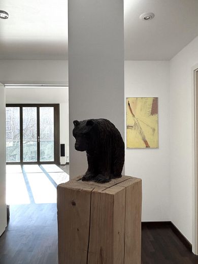 View from lobby to living room