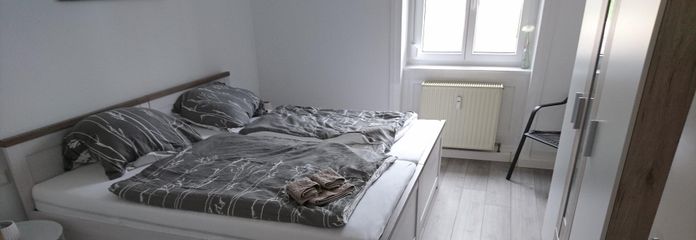 Ankommen. Einziehen. Zuhause sein. Möblierte Wohnung in Aalen am Stadtoval – Schlafzimmer
