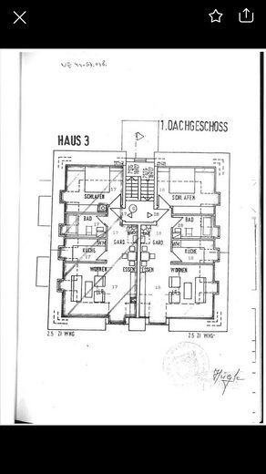 Helle 62 m² Galeriewohnung mit Einbauküche & Stellplatz in Weingarten – Grundriss ohne Galerie