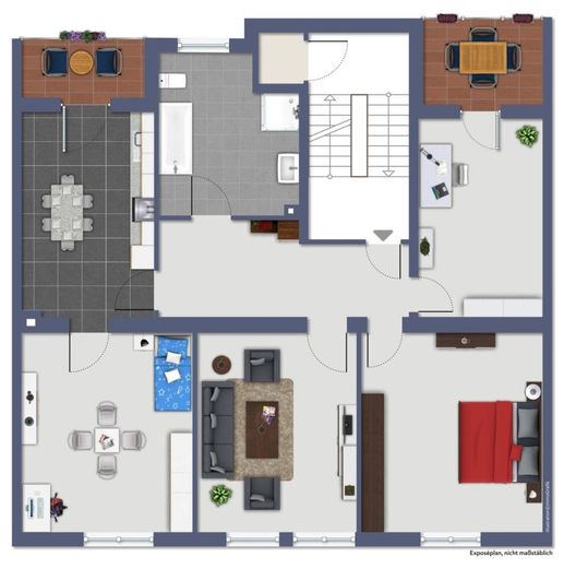 Wohninvestment mit Perspektive - Vollvermietetes Mehrfamilienhaus mit nachhaltigem Potenzial... – Grundriss 1.OG - 3.OG