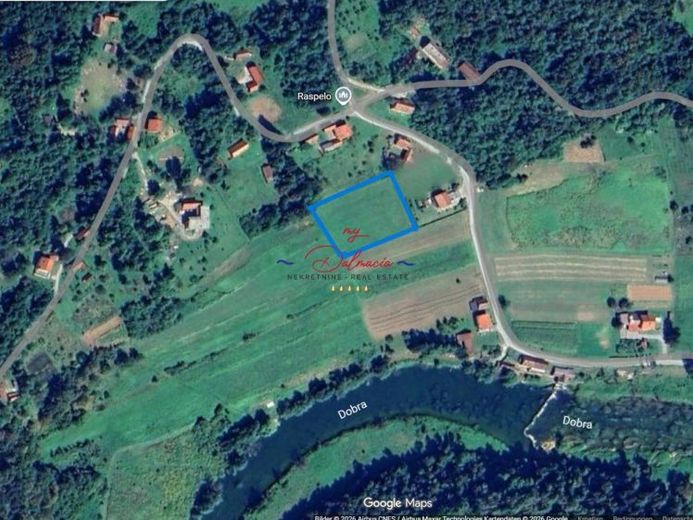Vodena Draga(Karlovac), नदी से 160 मीटर दूर भवन भूमि – फोटो 1