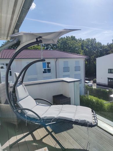 Verglaste Dachterrasse