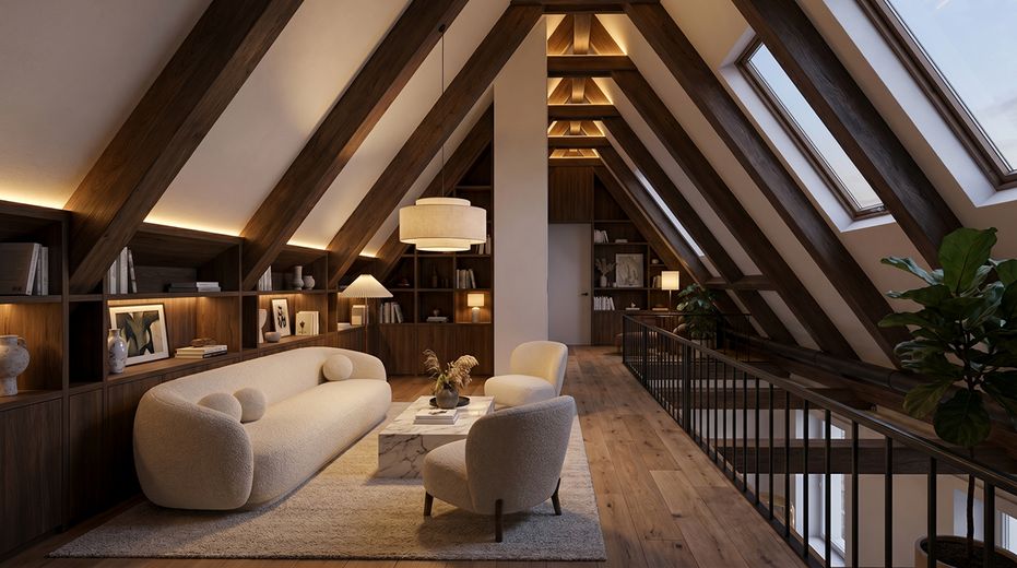 Seltene Gelegenheit mit Gestaltungsfreiheit - Penthouse-Maisonette im Univiertel auf 168㎡ – Foto 3