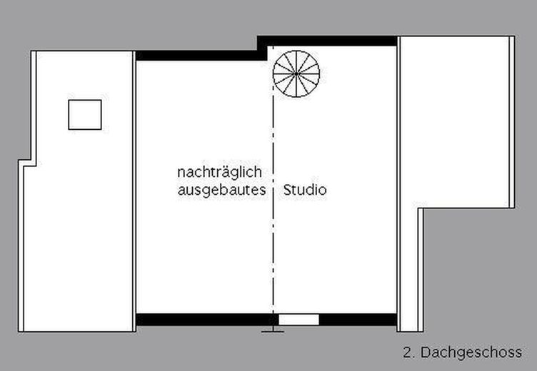 Grundriss 2.DG (Studio