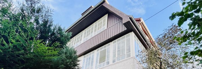 Rückansicht vom Garten