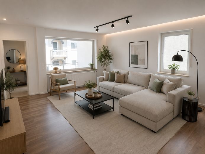 Langenau Göttingen Provisions FREIE 3,5 Zimmer Wohnung 1 OG – Einrichtungsvorschlag Wohnen