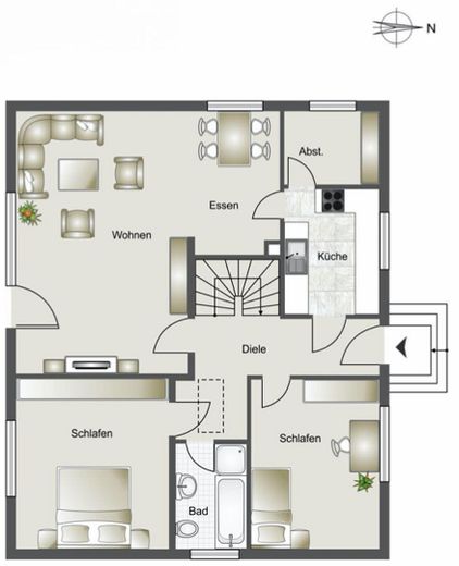 Grundriss Erdgeschoss