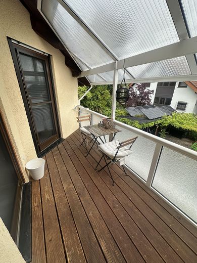Casa unifamiliare ben tenuta in posizione periferica a Ludwigshafen Ruchheim – Balkon