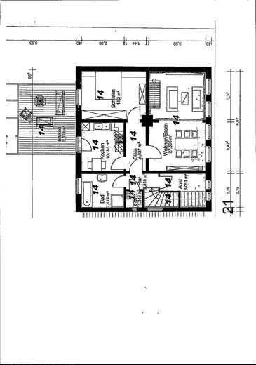 113 m² mieszkanie dwupoziomowe z galerią i dużym balkonem | Pierwsze zasiedlenie po remoncie – Zdjęcie 18