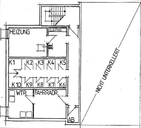 Schöne Eigentumswohnung (2 ZKB mit Terrasse) in bevorzugter Waldrandlage in Hohenecken zu verkaufen! – 5270 - Keller K2 im Untergeschoss