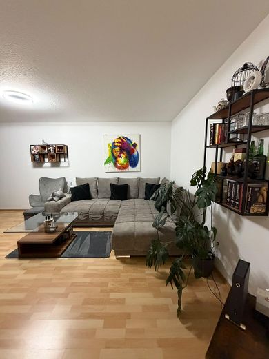 Tolle 3-Zimmer-Wohnung mit Aufzug+Balkon+Tiefgarage in Karlsruhe – Wohnbereich 2