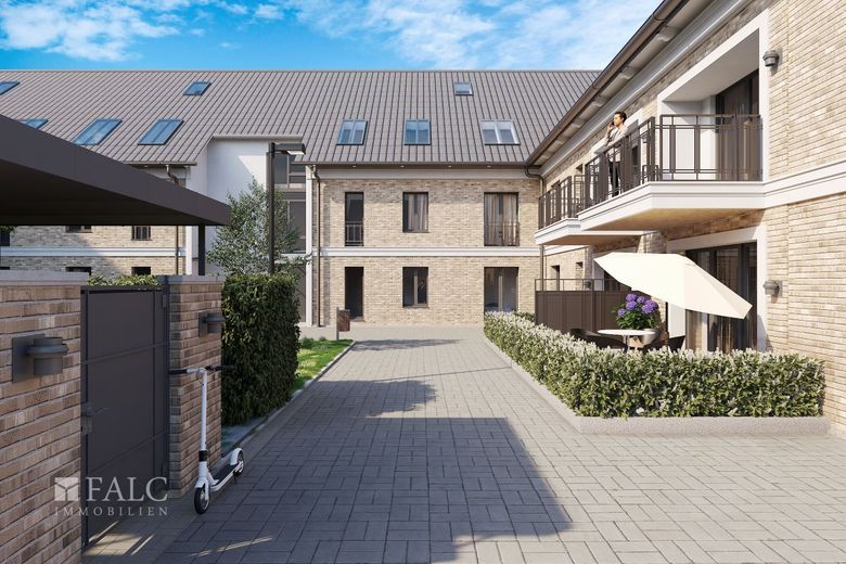Hier oben beginnt Entspannung - moderne Dachwohnung mit Galerie – Hofansicht 2