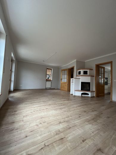 Wohnzimmer mit Kaminofen
