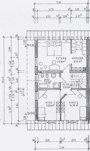 Helle, moderne Doppelhaushälfte in ruhiger Ecklage – sofort bezugsfertig! – Obergeschoss