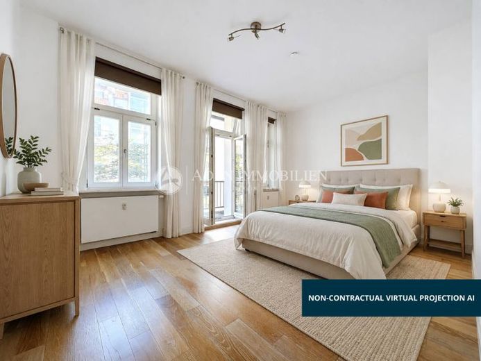 Compacto, encantador y con balcón: ¡una joya de 1 habitación en el barrio de Boxhagener! – Foto 1