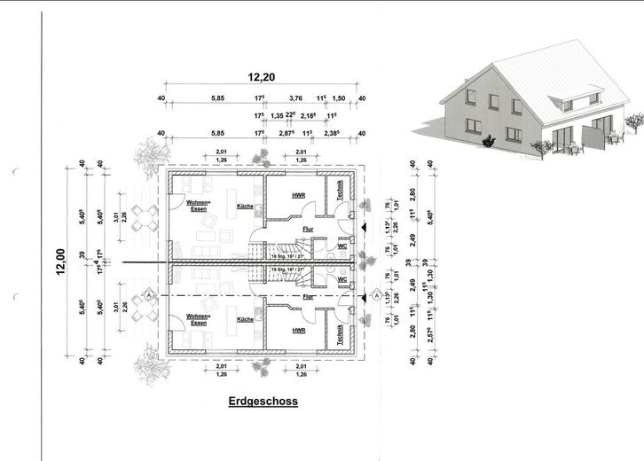 Erstbezug Neubau: Doppelhaushälfte in beliebter Wohnlage Prisdorf – Grundriss EG
