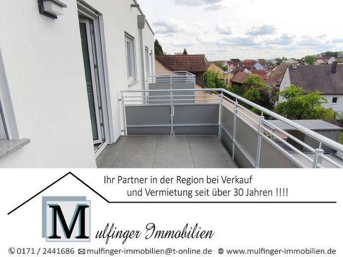 2 Zi. Wohnung (Nr. 8) im OG mit Balkon – Bild 1