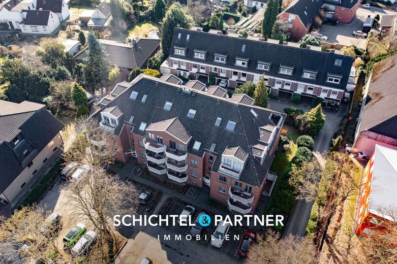 Ellenerbrok-Schevemoor | Maisonettewohnung 4-Zimmer mit jungem Baujahr – S&amp;P | Luftansicht