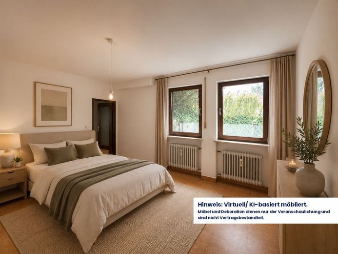 Besonderes Wohnen mit Charakter: Großzügiges EFH mit ELW und Entwicklungspotenzial – KI-Schlafzimmer-ELW