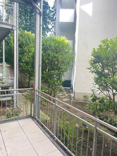 Blick vom Balkon