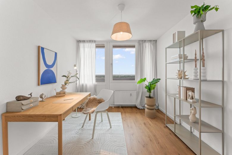 Exklusive Penthouse Wohnung im 22. Stock mit spektakulärem Weitblick – provisionsfrei – Arbeitszimmer