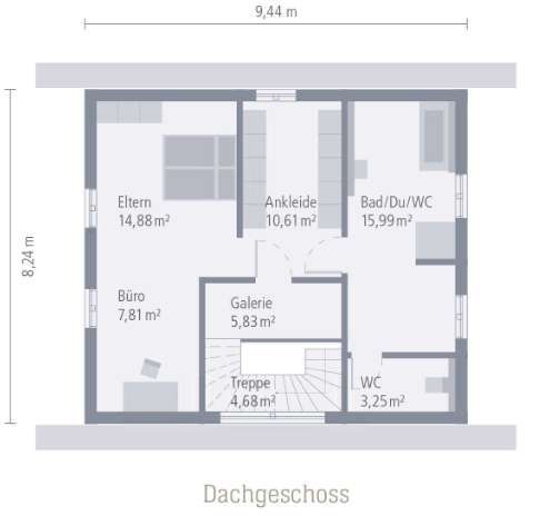 Einzigartige Chance: Ein besonderes Haus mit viel Raum unverbaubare Aussichten in Top Lage – DG_Am Berg_Designhaus_Grundriss