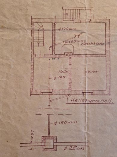 Grundriss Keller