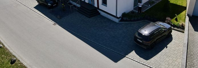 Vogelperspektive Eingang