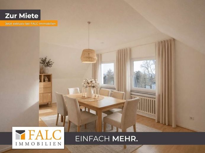 Kompakt, ruhig, zentral – 2-Zimmer-Dachgeschosswohnung mit optimalen Grundriss – Foto 1