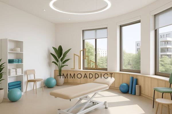 Attractive practice rooms from 15 m² in a medical shared space