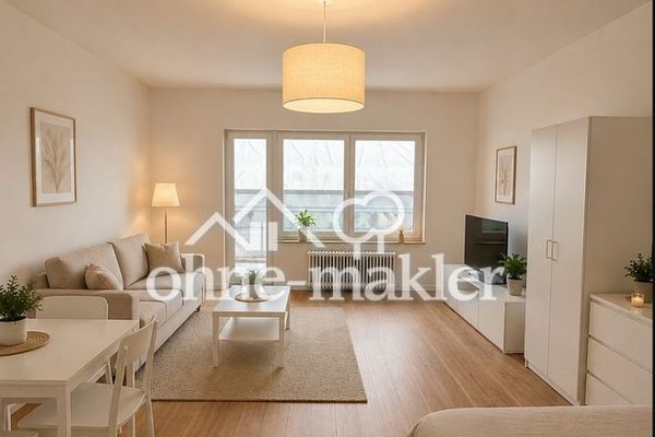 6% Rendite / Provisionsfrei / Kernsanierte 33qm1-Zimmer Wohnung mit Balkon