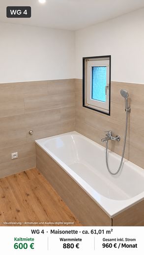 Gruntownie wyremontowane mieszkania i maisonette w strefie pieszej – WG 4
