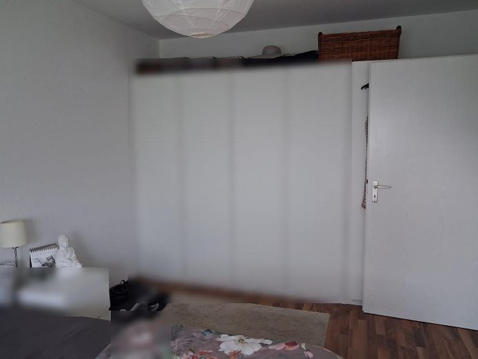 3-кімнатна терасна квартира з навісом для авто та часткою саду в Neu-Ulm/Burlafingen – Schlafzimmer Bild 1