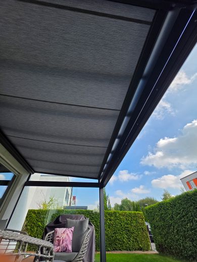 Provisionsfrei: Moderne DHH mit PV-Anlage, Energieeffizienzklasse B, nahe Öjendorfer See – Beschattung der Terrasse 1