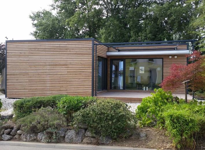 Qualität MADE IN FRANKEN! Barrierefrei und in 4 Monaten bezugsfertig - Bungalow in Modulbauweise – Referenz