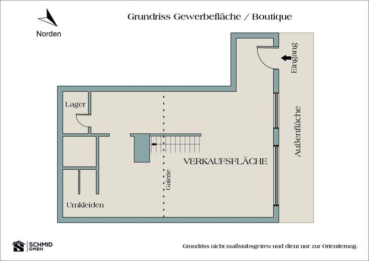 Charmante Boutique- und Ladenfläche mit Galerie, Schaufenstern und Stellplätzen in Bestlage von Wallgau – Grundriss Boutique_jpg