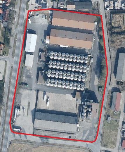 Bien immobilier commercial polyvalent avec vaste terrain d’exploitation à Mühlhausen (Thuringe) – Luftbild - Standort Mühlhausen