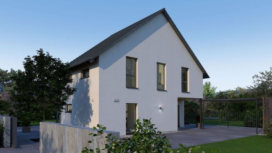 DOM O DOJRZAŁEJ ARCHITEKTONICZNIE I FUNKCJONALNEJ KONSTRUKCJI – Ansicht Eingang