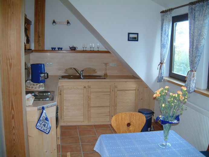 FeWo Küche Boddenblick