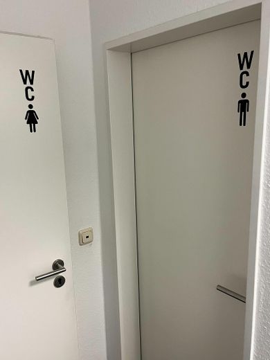 WC-Anlage Damen und Herren
