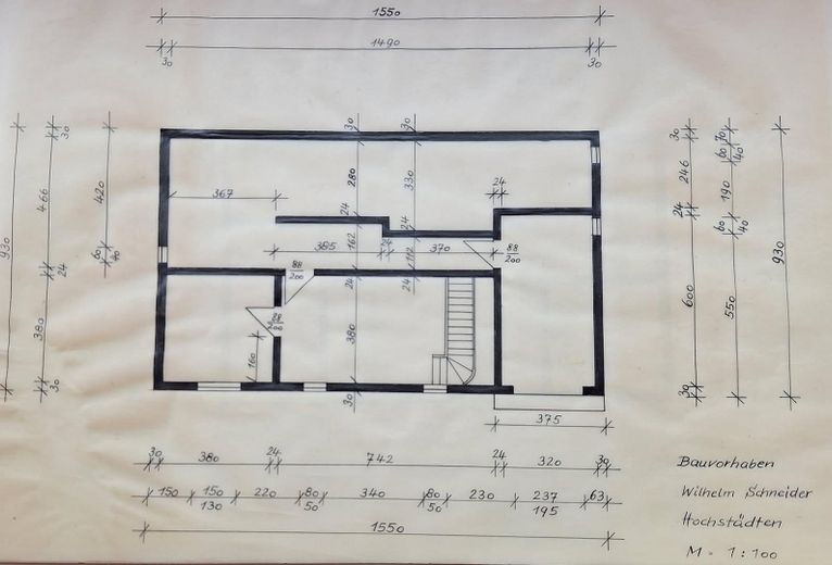 Grundriss Keller