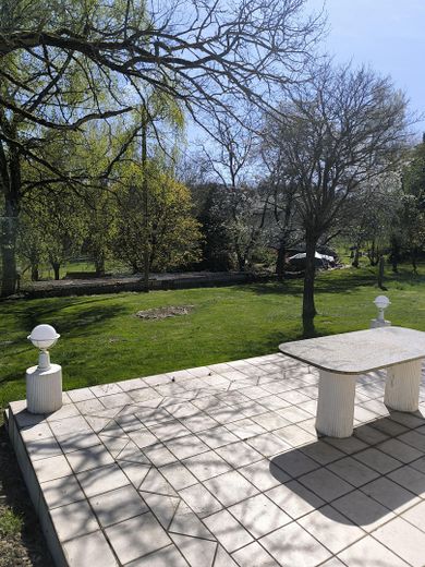Terrasse vom Gartenhaus