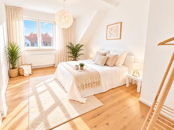 ***Freundliche 3-Zimmer-Wohnung in Erfurter Top-Lage*** Bezugsfrei | oh. Provision – Schlafzimmer