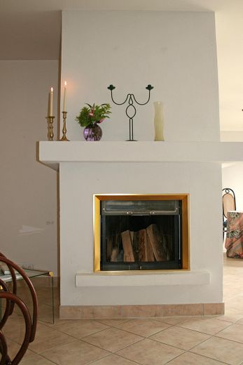 Gemütlich: der offene Kamin