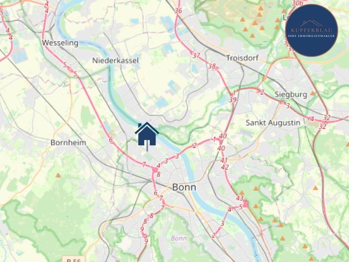 Attraktive Kapitalanlage auf Erbpacht - Vermietete 1-Zimmer-Eigentumswohnung in Bonn-Auerberg – Macro Lage