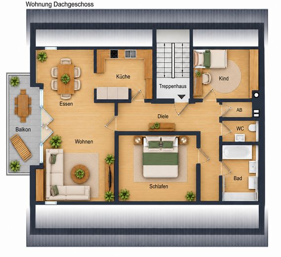 Frisch renovierte und bezugsfertige 3-Zimmerwohnung inkl. Parkplatz und mega Aussicht – Foto 39