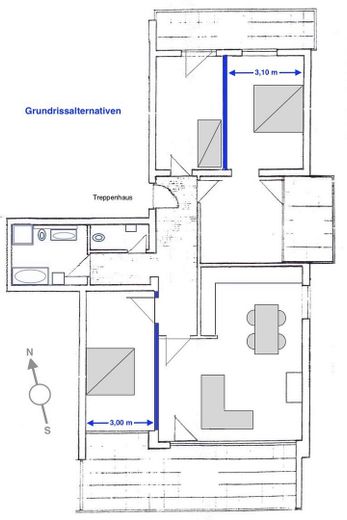 Grundrissalternativen