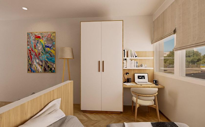 Möbliertes 1-Zimmer-Apartment in Stuttgart-Hedelfingen – frisch renoviert & clever geschnitten – Beispielbild Wohnung