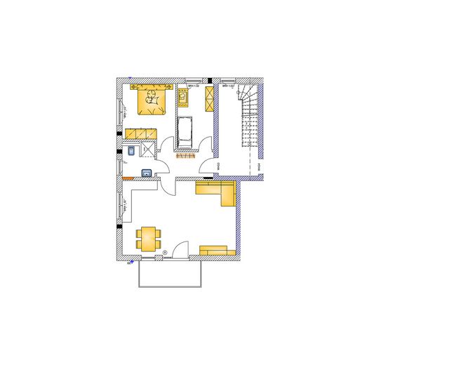 Design trifft Nachhaltigkeit: Exklusive 3-Zimmer-Neubauwohnung mit Kochinsel & PV-Anlage – Grundriss 