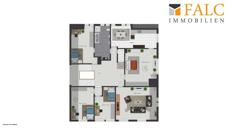 ***Denkmal - Stilvolle Villa im Landhausstil - Wohnen mit besonderem Ambiente*** – Grundriss Obergeschoss